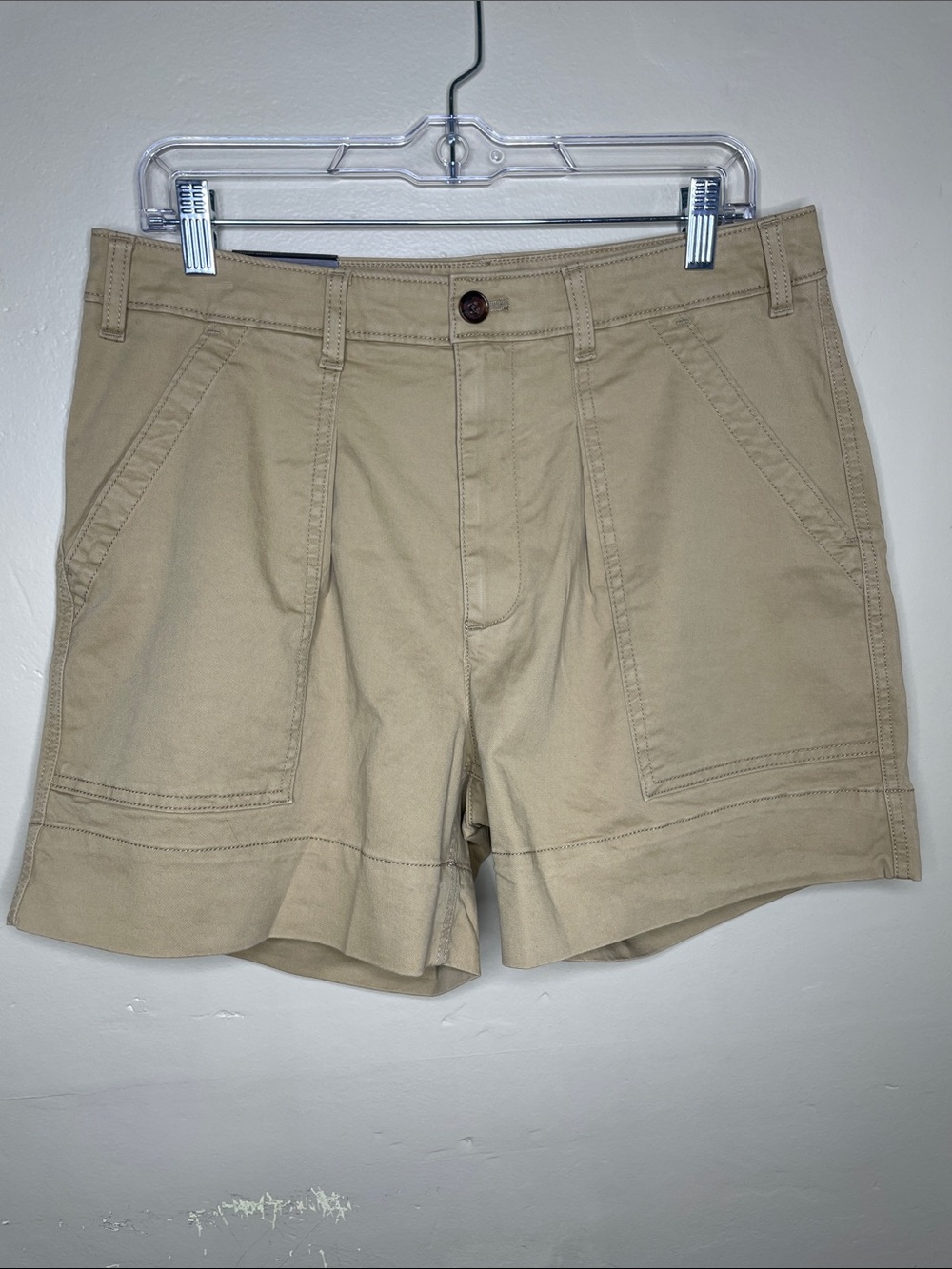 BANANA REPUBLIC Tan AUTHENTIC CHINO UTILITY SHORT Safari Normcore NWT 10